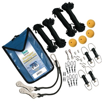 Taco Marine Double Premium Rigging Kit Black Line Boat Equipment 9975038
