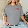 Simply Sage Market Women's Embroidered Babe Heart Mini Short Sleeve Garment Dyed Tee - 2 of 4