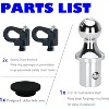 Gooseneck Hitch Kit 2-5/16-In Ball Compatible with Silverado 2500 HD 3500 HD, Ford F250 F350 F450 Super Duty, GMC Sierra 2500 HD 3500 HD - 2 of 4