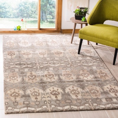 Ivory Elegance 4' x 6' Hand-Tufted Wool Rectangle Rug