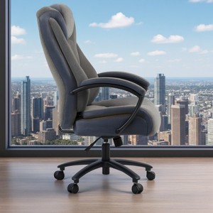 Adjustable Office Chair with High-Back and 360° Swivel, Comfortable Task Chair for Home and Work-The Pop Home - 1 of 4