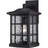 Quoizel Lighting Stonington 1 - Light Sconce in  Mystic Black - 3 of 4