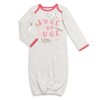 Harry Potter Hedwig Owl Baby Girls 3 Pack Sleeper Gown Newborn to Infant  - 2 of 4