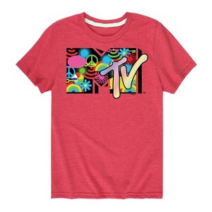 Boys' - MTV - Icon Collage Logo Short Sleeve Graphic T-Shirt - 1 of 3