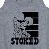Women's - Peanuts - Stoked Graphic Racerback Tank - 2 of 4