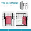 FDW Dog Playpen Pet Dog Fence 2-32 Panels  24/32/40"H Metal Dog Pen Outdoor Exercise Pen with Doors for Large/Medium /Small Dogs for RV,Camping,Yard - 4 of 4