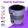 12L Portable Washing Machine, Foldable Mini Washer with with 4 Modes and Spin Basket Deep Cleaning Purple - 2 of 4