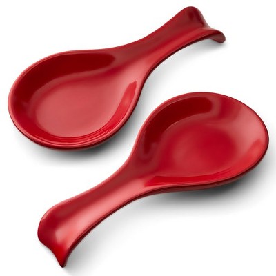 Kook Ceramic Spoon Rests, Set Of 2, Floral Design : Target