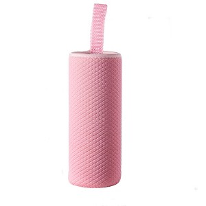 BABYYER Diamond Pattern Rubber Water Bottle Sleeve, Textured Insulated Cup Sleeve Fit for Hiking, Cycling, Camping and Travel - 1 of 4