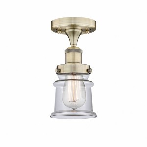 Canton - 1 Light Semi-Flush Mount In Industrial Style-9.25 Inches Tall and 5.25 Inches Wide - 1 of 1