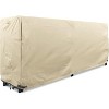 KHOMO GEAR 8-Foot Log Rack Cover – Waterproof Heavy Duty Firewood Storage Protector – Beige – Fits 8ft Log Racks, Durable Outdoor Cover for Firewood - 2 of 4