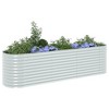vidaXL Garden Raised Bed in Corten Steel, Rust-Resistant, Outdoor Planter for Flowers, Herbs, and Vegetables - 39.4"x39.4"x13.2 - Easy Assembly - 2 of 4