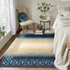 Pearl Velvet Cotton TPR Washable Foldable Printed Carpet - Border - Thoreau with Home Decor, - 2 of 4