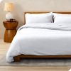 Organic Cotton Jersey Duvet Cover & Pillowcase Set by Bare Home - 2 of 4