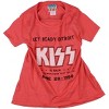 Seven Times Six KISS Girl's Get Ready Detroit Worldwide Tour Vintage T-Shirt Orange - 3 of 3