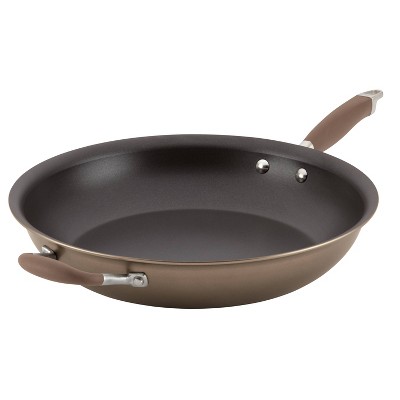 Anolon Advanced Bronze 14" Hard Anodized Nonstick Large Frying Pan with Helper Handle