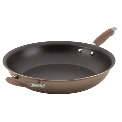 Anolon Advanced Bronze 14" Hard Anodized Nonstick Large Frying Pan with Helper Handle - image 1 of 4