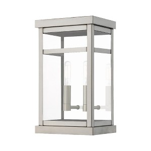 Livex Lighting Hopewell 2 - Light Wall Light in  Brushed Nickel - 1 of 2