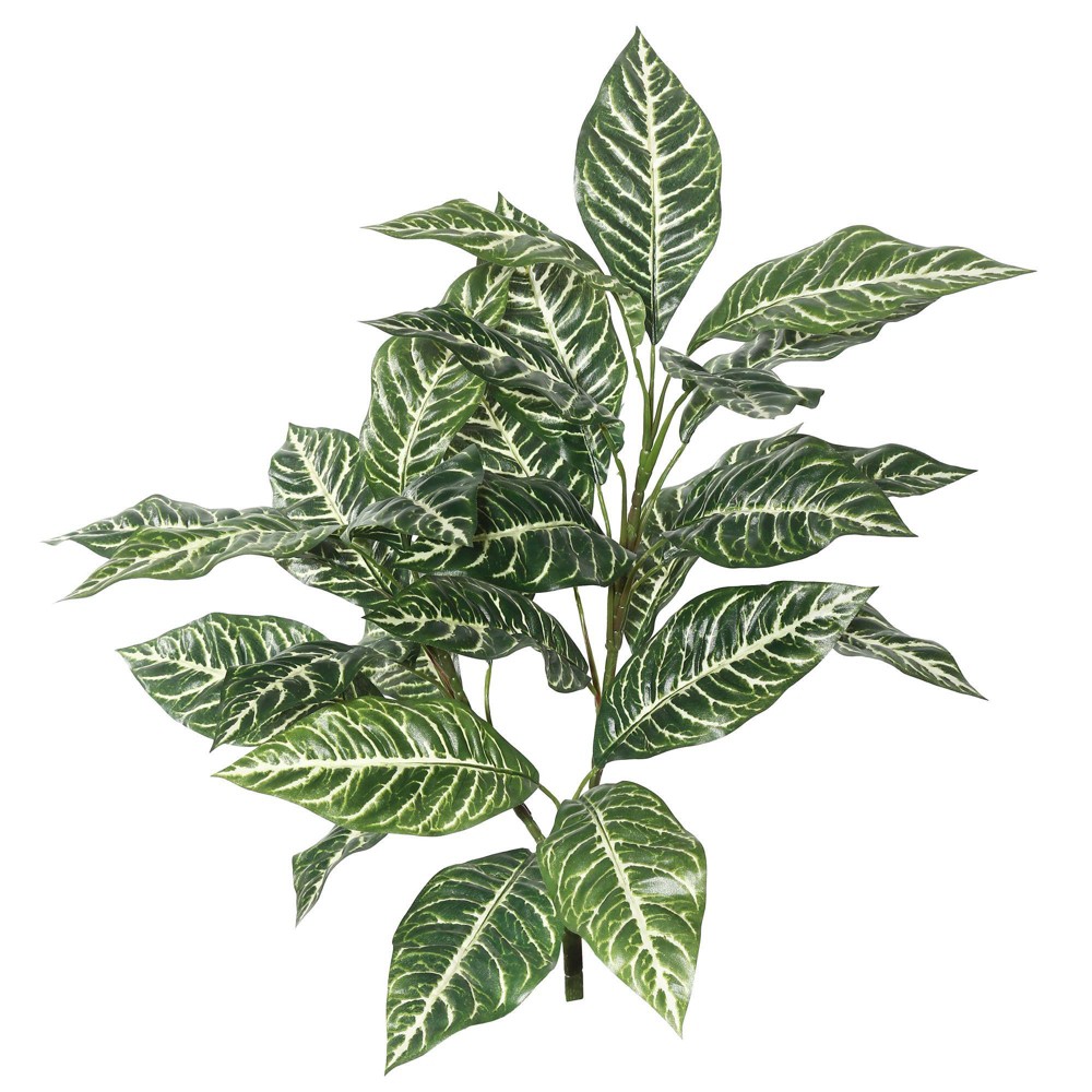 Photos - Other Decoration Vickerman Artificial Zebra Plant 27": Indoor Polyester Faux Floral, No Battery Required 