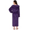 PAVILIA Women Robe with Hood, Fleece Plush Soft Long Hooded Robe, Fluffy Fuzzy Cozy Warm Bathrobe Shower Spa House - 2 of 4
