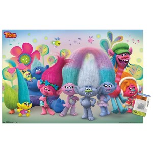 Trends International DreamWorks Trolls - Group Unframed Wall Poster Prints - 1 of 4