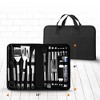 Cheer Collection 28-Piece Stainless Steel BBQ Grilling Utensil Set with Protective Storage Case - 3 of 4