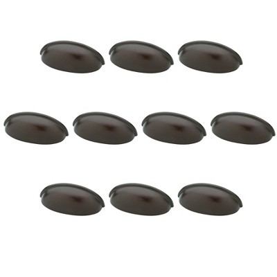 Franklin Brass 10pk 3" Contemporary Cup Pull Dark Bronze