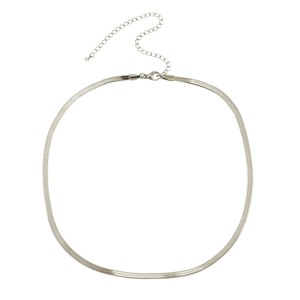 Slate by Rebl Herringbone Chain Necklace  18K Gold Plated Stainless Steel - 1 of 3
