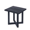 Outdoor Acacia Wood End Table,Square Slatted Sofa or Entryway Table with X-Base,Wooden Console Table for Patio or Balcony-Maison Boucle - 3 of 4