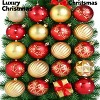 COZONY 20-Piece 2.36-Inch Shatterproof Christmas Ornament Ball Set - 4 of 4