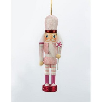 Kurt S. Adler 5.5" Candy Fantasy Pink Glittered Christmas Nutcracker Ornament