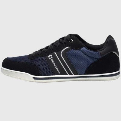 Alpine Swiss Liam Men’s Casual Shoes | Suede Trim Fashion Sneakers | Low Top Lace Up Stylish Tennis Shoes BLK 15 — фото 2