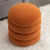 Round Ottoman,Donut Ottoman,Shoe Changing Bench,Upholstered Ottoman,Entryway Stool,Footstool Ottoman -Cuddlewood - 3 of 4