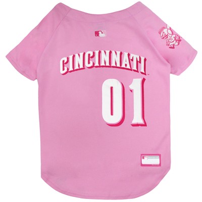 pink cincinnati reds shirt