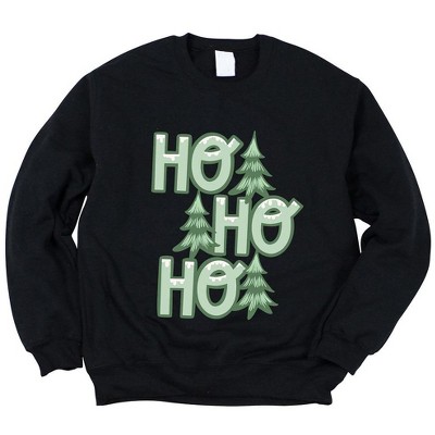 Simply Sage Market Women's Graphic Sweatshirt Ho Ho Ho Tree