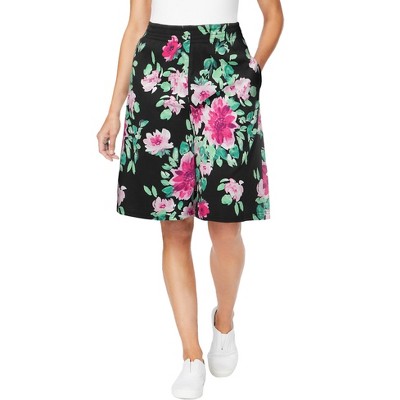 Woman Within Plus Size Split Skirt