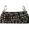 Women's Chiffon Pleated Midi Skirt - A-Line Skirt with Elastic Waist for Elegant Style Black Dot Black Dot - 4 of 4