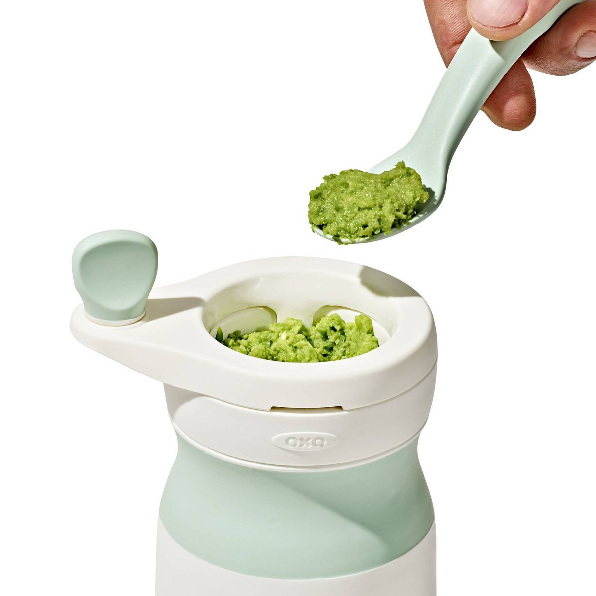OXO Tot Mash Maker Stainless Steel Baby Food Mill - Opal - thumbnail 5