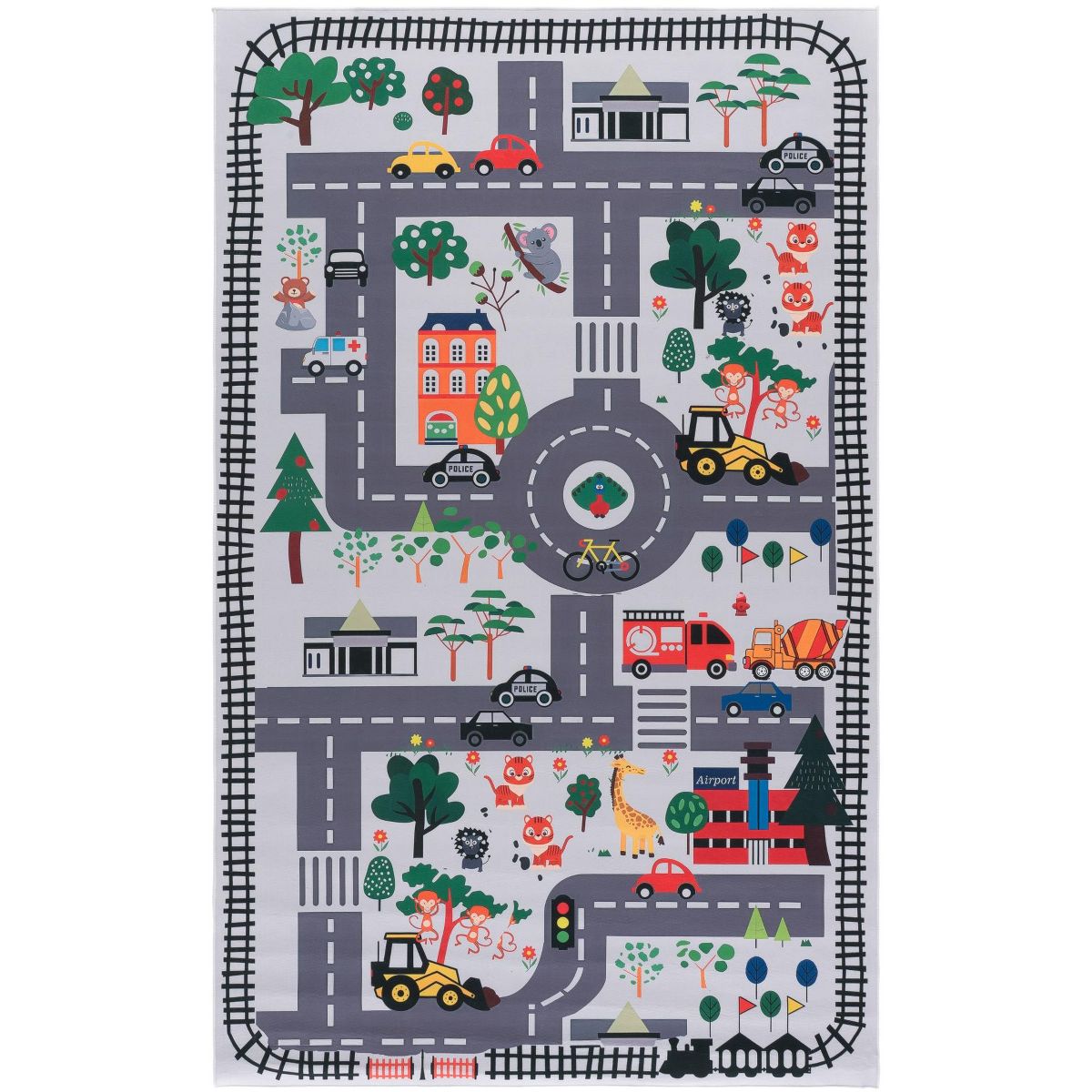 Tacoma Kids TCK167 Power Loomed Stain Resistant Non-Shedding Machine Washable Skid-Resistant Indoor Rugs - Safavieh Kids - thumbnail 3