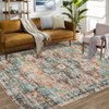 Vintage Area Rug – Washable Low-Pile Carpet, Non-Slip Soft Floor Rug for Living Room, Bedroom & Dining Room - 4 of 4