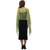 INSPIRE CHIC Women's Sequin Shawls and Wraps for Evening Dresses Fringed Sparkly Scarf 1Pc - 2 of 4