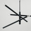 Capital Lighting Zane 6 - Light Chandelier in  Matte Black - 2 of 4
