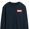 Men's - Marvel - Logo Collage Long Sleeve Graphic T-Shirt - 3 of 4
