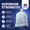 Plasticplace 55-60 Gallon Trash Bags, Clear (50 Count) - 4 of 4