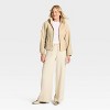 Women's Brushed Cinched Waist Zipped Jacket - A New Day™ - 3 of 4
