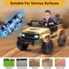 12V Electric Ride-On Truck for Kids - Remote Control Car with Spring Suspension, LED Lights, Music & 3 Speeds - 2 of 4