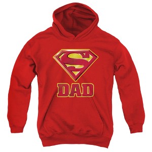 Boys’ Superman Super Dad Hooded Sweatshirt - 1 of 4