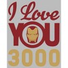 Girl's Marvel Iron Man Love 3000 T-Shirt - image 2 of 4