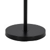 Tier 64" Contemporary Metal Floor Lamp in Black Metal with Beige Linen Shade by LumiSource - 4 of 4