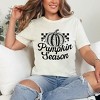 Simply Sage Market Women's Checkered Pumpkin Season Cursive Short Sleeve Graphic Tee - 2 of 4
